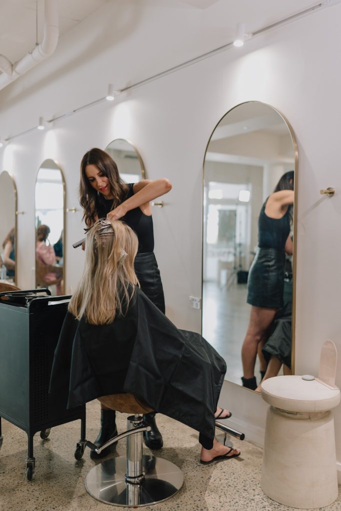 Master colourist Kristie Kesic prioritises her clients.